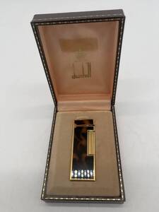 T644 dunhill ダンヒル ライター ガスライター べっこう ゴールド 喫煙具 喫煙グッズ ジャンク