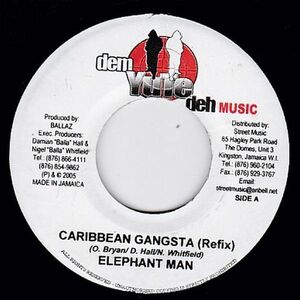 EPレコード　ELEPHANT MAN / CARIBBEAN GANGSTA (REFIX) (GRIMEY)