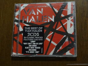 ☆ VAN HALEN 『THE BEST OF BOTH WORLDS』 ヴァン ヘイレン 2CD ベスト 輸入盤 CDケースにオリジナルステッカー貼り付け