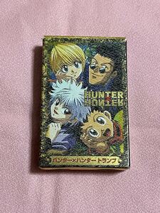 HUNTER×HUNTER ハンター協会公認 トランプ ゴールド 難あり 汚れ有り 旧アニメ柄 当時物 ハンター×ハンター ゴン キルア クラピカ ヒソカ