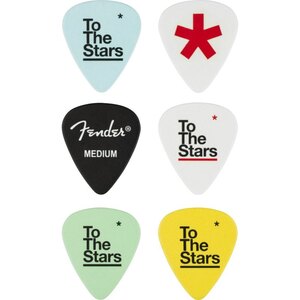 Fender Tom DeLonge 351 Celluloid Picks (6) ピック (フェンダー)