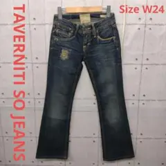 TAVERNITI SO JEANS ブーツカット デニムパンツ W24