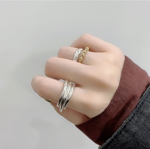 ★ silver925 4連ring 新品未使用 付属すべて ★