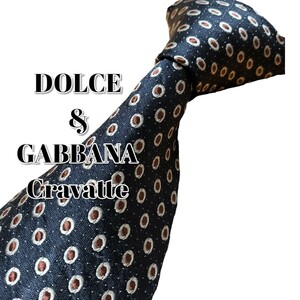 ★DOLCE & GABBANA Cravatte★　ブラック系　イタリア製