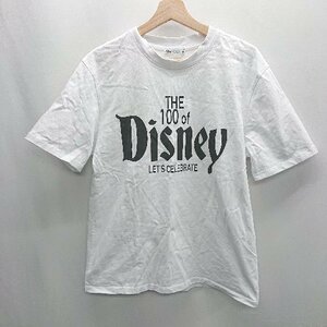 ◇ ZARA ザラ 半袖 Tシャツ サイズUSA S ホワイト系 レディース E