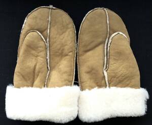 新品 グレンクロフト ムートン ミトン グローブ シープスキン　　レザー 手袋 Glencroft COUNTRYWEAR GENUINE SHEEPSKIN 柳4975