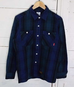 D493〇WTAPS(ダブルタップス)UNION L/S 02 SHIRT.COTTON.TEXTILE チェックシャツ Sサイズ