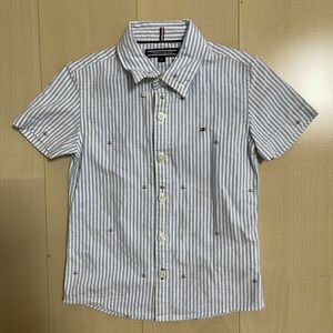 中古美品★【Tommy Hilfiger(トミー ヒルフィガー)】半袖シャツ 104サイズ