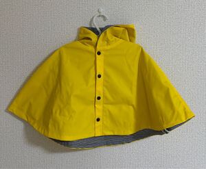 PETIT BATEAU プチバトー　ベビー用レインポンチョ　レインコート　黄色　未使用