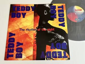 【94年伊Ori】Teddy Boy / The Rhythm Of The Night(Extended,Acapella,Edit,Inst,Dub)12inch TIME RECORDS ITALY TRD1384 EUROBEAT,Hi-NRG