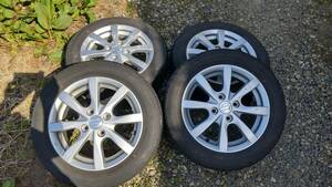 スズキ純正◆ワゴンＲ◆14×4.5J◆4H100◆DUNLOP◆ENASAVE◆155/65R14◆4本セット◆中古品◆