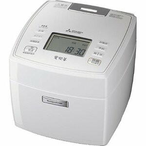 【中古】 三菱電機 IHジャー炊飯器 備長炭炭炊釜 5.5合炊き ピュアホワイト NJ-VE106-W