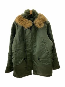 ALPHA INDUSTRIES◆フライトジャケット/M/ナイロン/KHK/20024-21