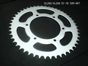 SL250/SL250S XL250[72-76] リヤスプロケット 48T MT250[74-76] CR250M[73-74] 新品在庫品