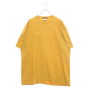 VETEMENTS ヴェトモン 18AW Inside Out Tee インサイドアウト半袖Tシャツ UAH19TR305 イエロー