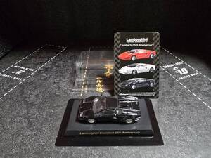 京商 1/64 Lamborghini Countach 25th Anniversary Black (現状渡し)