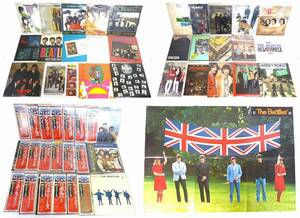 【希少】THE BEATLES ビートルズ LPレコード ♪2枚組含む 50枚以上まとめて♪ イギリス～アメリカ盤～イングランド盤 ほか　☆ ポスター付