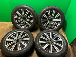 美品 LEXUS LX570 純正 21インチ 8.5J +54 275/50R21 DUNLOP WINTERMAXX SJ8 バリ山 スタッドレスタイヤホイール 4本セット K