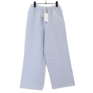 未使用 walenode ウェルノード Cotton cashmere Pants wn22-12ss121-kw コットンカシミヤ スウェットパンツ ブルー 1 タグ付き 20019871