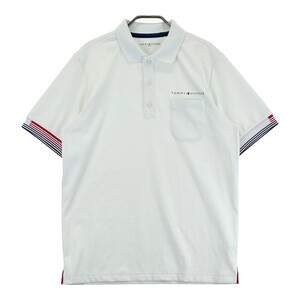 TOMMY HILFIGER GOLF トミー ヒルフィガーゴルフ 半袖ポロシャツ ブルー系 L [240101305462] ゴルフウェア メンズ