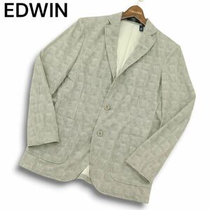 EDWIN エドウィン EDB803 通年 デニスラ★ AIR チェック アンコン テーラード ジャケット Sz.M　メンズ　A4T09613_9#O