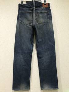 ※ FULLCOUNT＆CO フルカウント Lot 1100 セルビッチ 隠しリベット ボタンフライデニムパンツ 濃いインディゴ31 　　　　　　 BJBJ.E