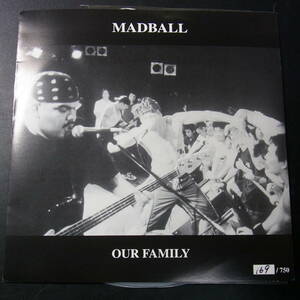 アナログ 7INCH EP ● UZUMAKI・ MADBALL /OUR FAMILY・MASK ～CLEAR WAX 169/750 