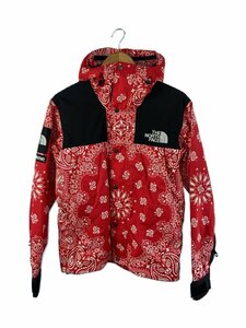 THE NORTH FACE◆Bandana Mountain Parka/S/ナイロン/レッド/総柄/NP51400I//