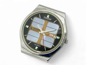 12N2★CITIZEN/シチズン★ CRYSTRON/クリストロン SOLAR SELL/ソーラーセル（4-860811）デイデイト クォーツ 腕時計 mens watch