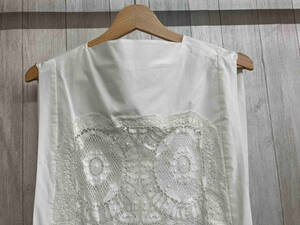 【タグ付き】TOGA ARCHIVES LACE COTTON DRESS WHITE トーガアーカイブ レースコットンドレス ホワイト サイズ36