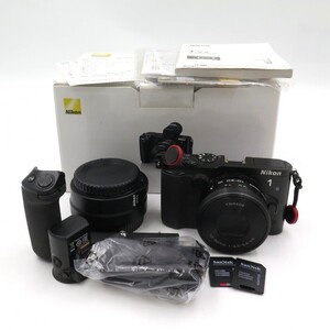 1円〜 Nikon ニコン 1 V3 ミラーレス一眼カメラ 10-30mm F3.5-5.6 VR 他 箱付 動作未確認 現状品 y163-3359851【Y商品】