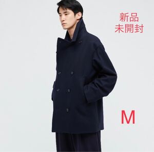 【新品未開封・定価以下】uniqlo +J プラスj プラスジェイ ユニクロユー ユニクロu ウールブレンド オーバーサイズピーコート ネイビー