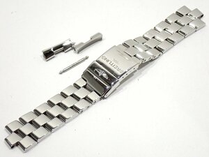 美品 20mm ブライトリング BREITLING 腕時計用 純正ベルト 3列 シルバー スーパーオーシャン ブレス バンド ステンレス バネ棒2 SS 2916