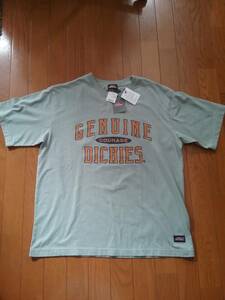 新品】 M ブルー [GENUINE Dickies] 半袖 Tシャツ メンズ 綿 100 送料210円 