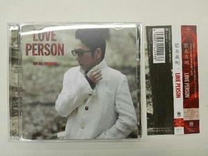 帯付き★德永英明 CD LOVE PERSON(初回限定LOVE PERSON MY BEST-ORIGINAL-盤)