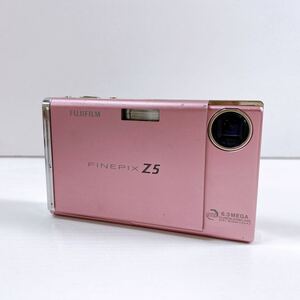 119【中古】FUJIFILM FINEPIX Z5fd フジフィルム コンパクトデジタルカメラ ピンク 充電器 バッテリー付き 通電確認済み 現状品