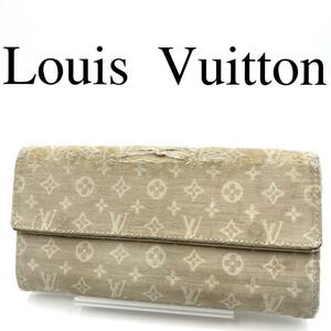 Louis Vuitton ルイヴィトン 長財布 モノグラム ミニ 総柄