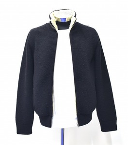 Maison Martin Margiela 10（メゾン マルタンマルジェラ） ボアつきドライバーズ ニット Boa Drivers Knit ブルゾン ジャケット ここのえM