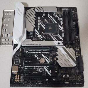 ASUS PRIME X470-PRO IOパネル付属 Socket AM4 ATXマザーボード RYZEN5000シリーズ対応 最新Bios 動作確認済 PCパーツ