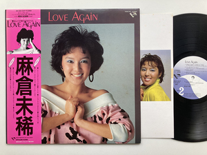 LP レコード 麻倉未稀 / LOVE AGAIN ラブ・アゲイン スクールウォーズ主題歌 ヒーロー, ハートブレイカー泣かないで