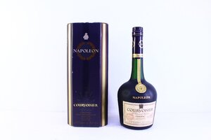 ●未開栓 クルボアジェ ナポレオン COURVOISIER NAPOREON 700ml 40% ブランデー コニャック お酒 箱付【10983047】