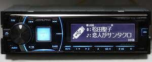ALPINE CDE-145J CD-R/RW/MP3/WMA/AAC/EQ/AUX/USB 漢字対応 8GB-USB付 トヨタ 中古