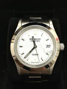 10935 SWISS MILITARY スイスミリタリー シルバー 腕時計 不動品 中古品 経年保管品