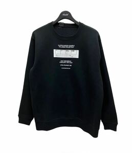 N．HOOLYWOOD(エヌハリウッド)CREWNECK SWEATSHIRTクルーネックスウェット2222-CS81 トレーナー ブラック コットン 黒