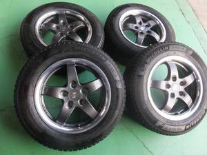 oettinger ガンメタ/ポリッシュ★6.5J+47 PCD112-5穴★MICHELIN X-ICE XI3 195/65R15★ゴルフ5/6・トゥーラン等!!