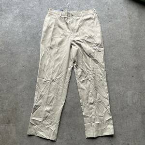 新品TOMMY HILFIGER スラックス デッドストック 34×30 ベージュ アイボリー slacks トミー ヒルフィガー 古着 古着卸 仕入れ アメリカ usa