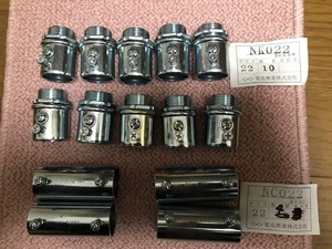 電成興業株式会社・ NK022 ネジなしコネクタ10個入り　NCO22 ネジなしカップリング ４個入り 新品・未使用