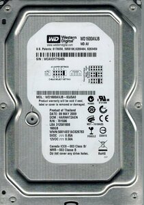 3.5インチ Western Digital WD1600 WD1600AVJB 160GB 3.5inch IDE PATA 内臓ハードディスク　増設HDD　送料無料【中古】