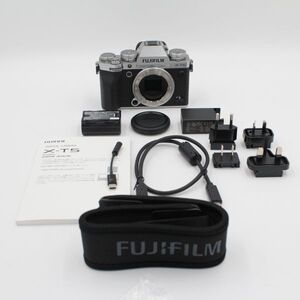 ショット数959回。★新品級★ FUJIFILM フジフイルム X-T5 ボディ シルバー