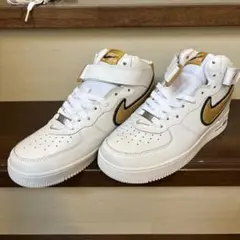 新品　レア　NIKE AIR Force１white×gold AF 1 ‘82